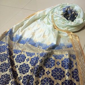 Beautiful Blue Dupatta