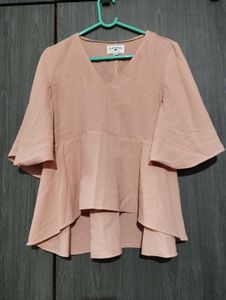 Blouse with Flared Sleeves