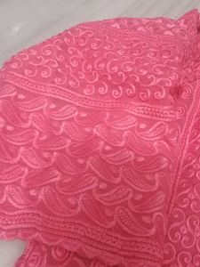Pink Embroidered Kurta