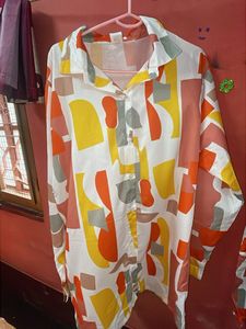 Printed co-ords set/full Shirt With Pant