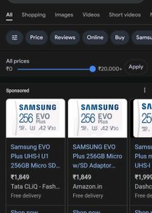 Samsung  EVO Plus 256GB MEMORY CARD