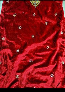 Girls Velvet Kurta
