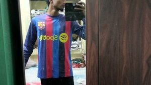 Football Printed Jersey (Barcelona)