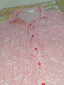 Pink Floral Top