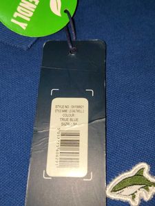 Le Shark Blue Striped Polo