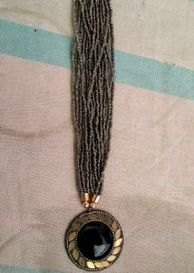 Beaded Pendant Necklace