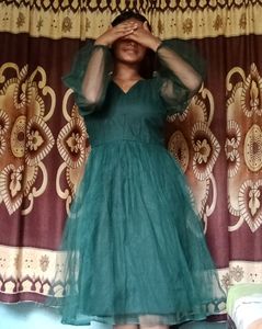Dark Green Princess Frock💚