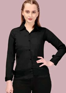 Classic Black Shirt For Women 3xl Size