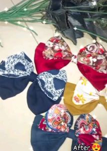 Beautiful Pack Of 4 Bow Printed