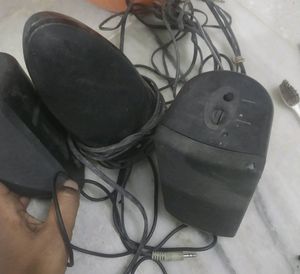 Two Speakers And Mouse