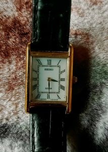 Vintage Seiko Solar Gold Watch