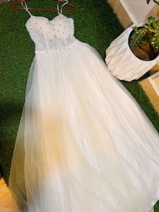 Elegant White Party gawn