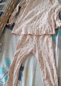 Cute Polka Dot Girls Set