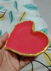 Heart-Shaped Trinket Dish , Jewellery Organiser