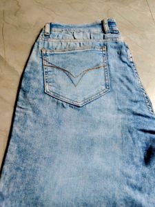 34 Inch Flying Machine Slim Tapered Blue Jeans