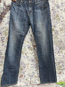 Aesthetic wave 🌊 Blue Denim Jeans Bootcut pant at