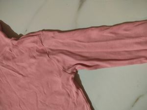 Pretty Pink High Neck Top