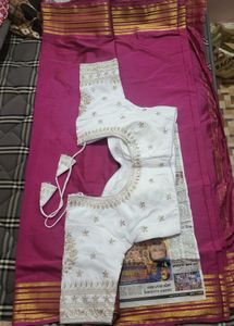 Mysore silk imitation with blouse