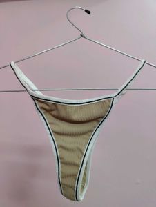 Beige Thong panties (Used)