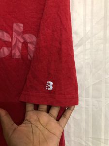 Bench. Red Cotton T Shirt