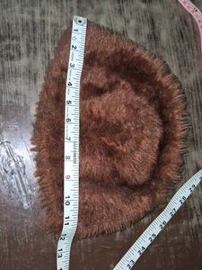 Vintage Brown Furry Rug