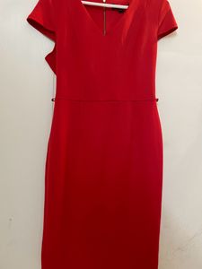 Deep Red Bodycon Dress