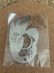 Metal Keychain Keyring With Opener