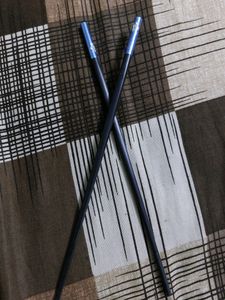 Traditional Chopsticks With Beautiful Flower Design On Top