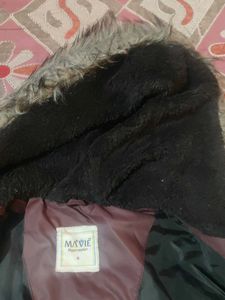 Burgundy Puffer Jacket