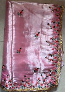 New Jimmy Choo Pink Saree