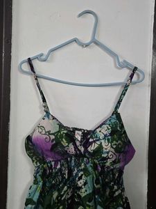 padded Floral Print Sundress bust 34/36