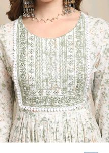 Elegant Printed Kurta Set