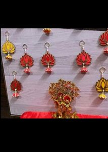 Lotus Jhumki Kamal Hanging Torans