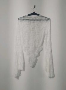White Lace Bodysuit
