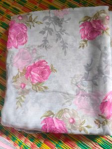Floral Print Saree
