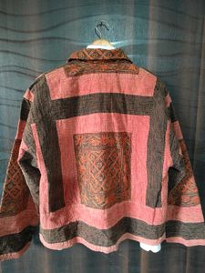 Ethnic Hand Embroidery Print Jacket