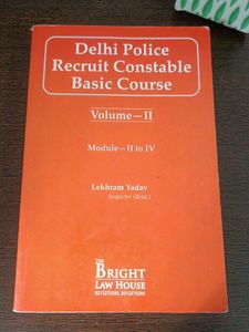 Delhi Police Recruit Constable Basic Course