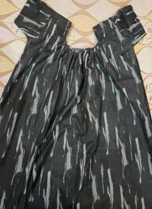 Black & White Print Dress