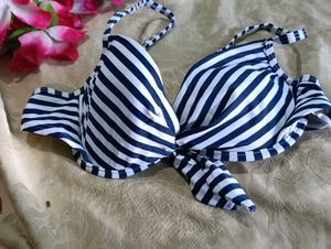 Striped Bikini Top