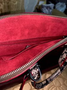 Coach Handbag Croc Leather