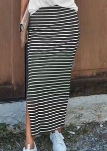 Striped Maxi Skirt