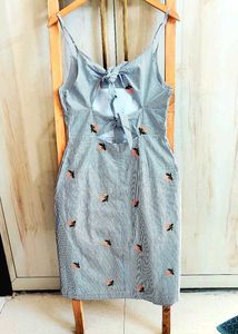 Floral Striped Dress Bust Size-28