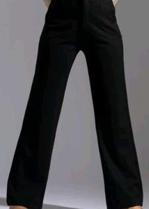 Black High-Waisted Trousers