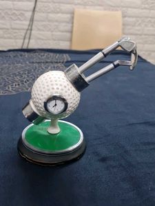 Golf Ball Clock Showpiece