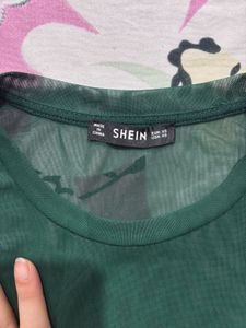 Green Mesh Top