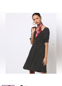 ONLYPolka-Dot Print A-line Dress