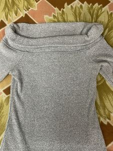 Gray Long Sleeve Bodysuit