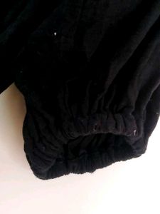 Black Off-Shoulder Blouse
