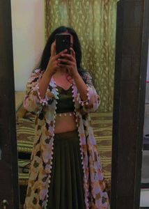 Lehnga Blouse With Shrug