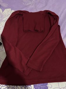 Red Turtle Neck Highneck